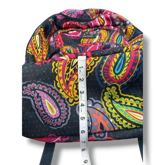 Vera Bradley Lighten Up Essential Backpack in Twilight Paisley Pattern School main image 7